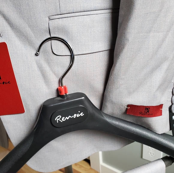 (NWT) Renoir Light Gray 2 pice suit 36R W30 - Picture 2 of 9